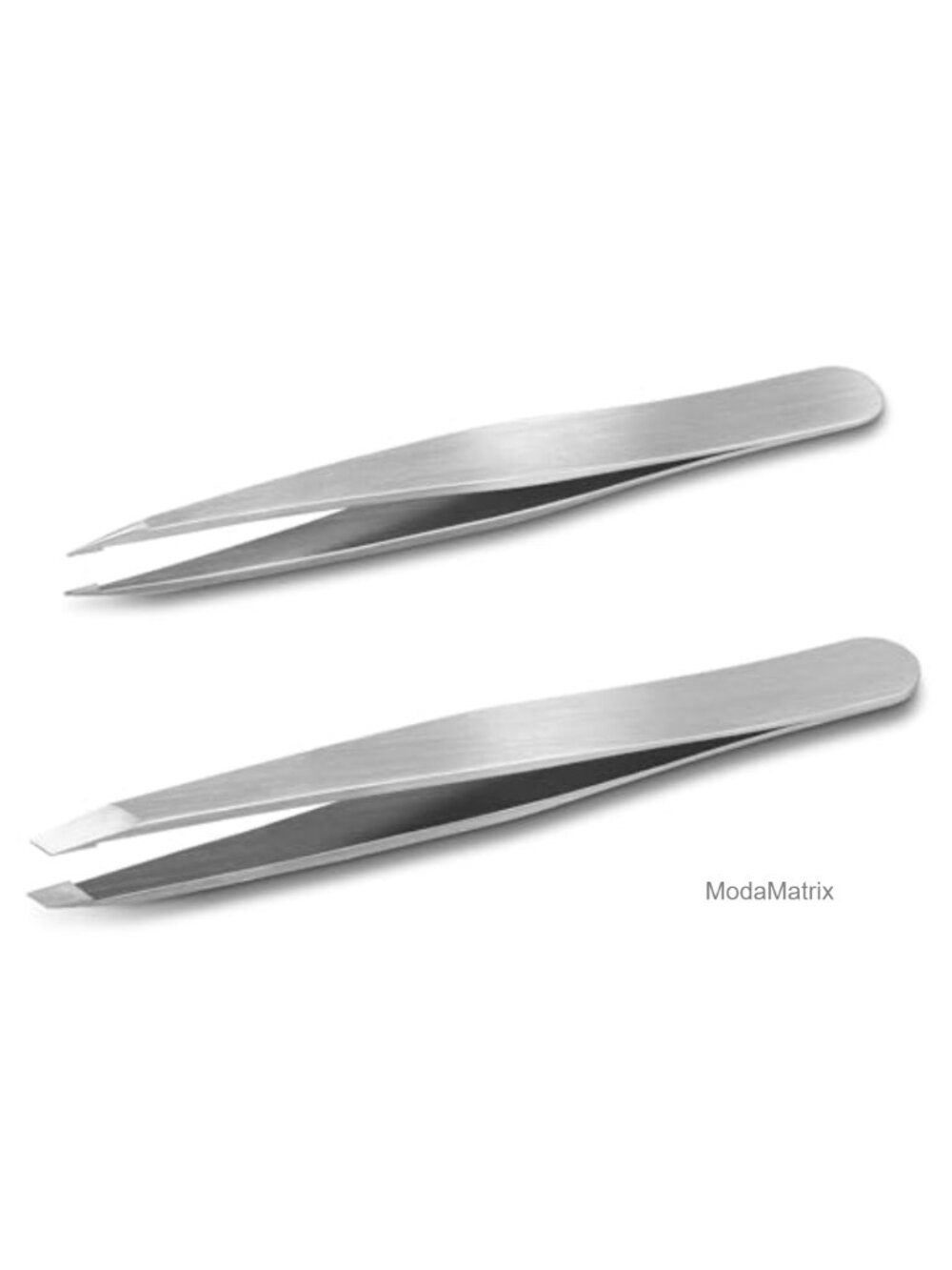 Precision Tweezers Set Point Slant Stainless Steel Hair Removal